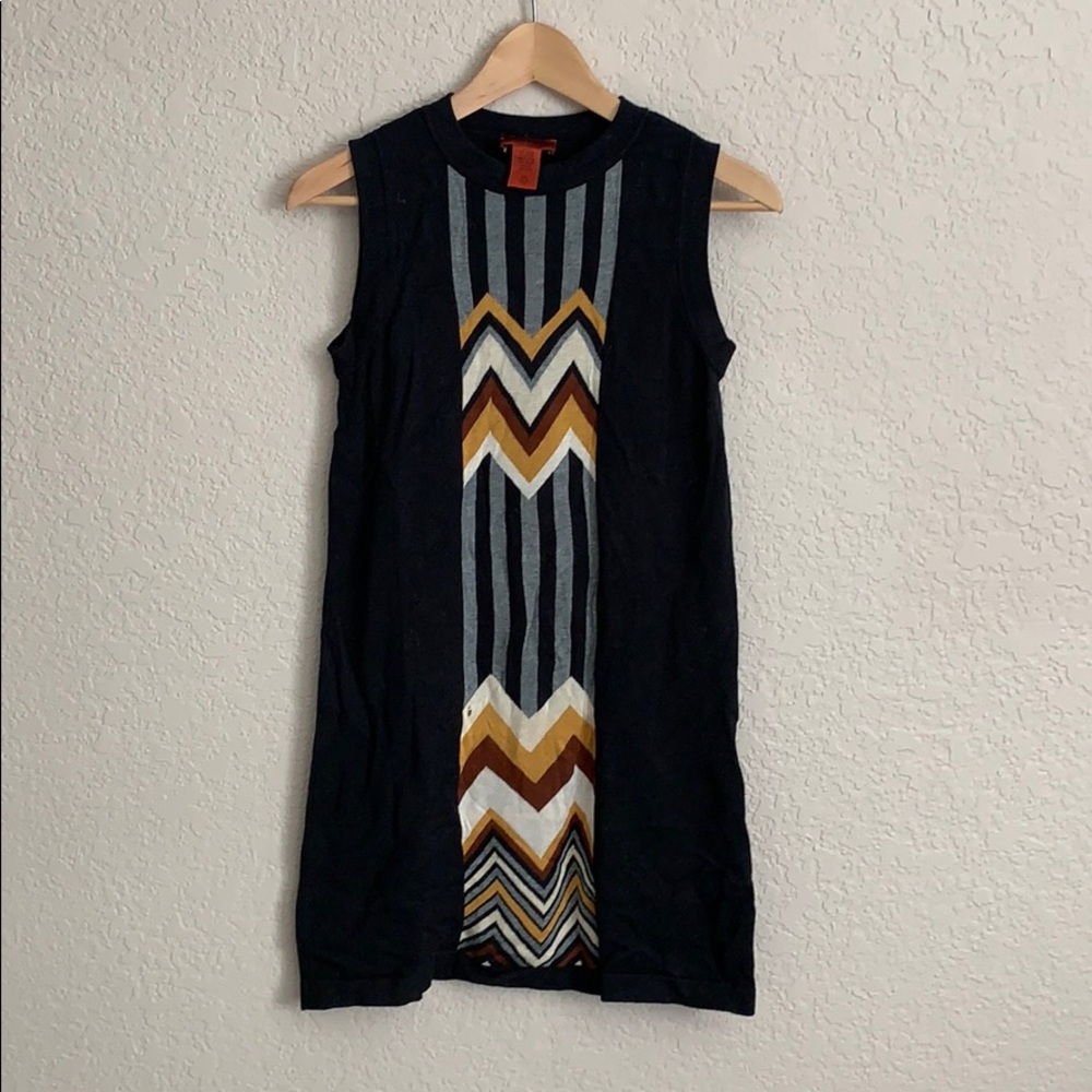 Missoni for Target Black Chevron Sweater Dress